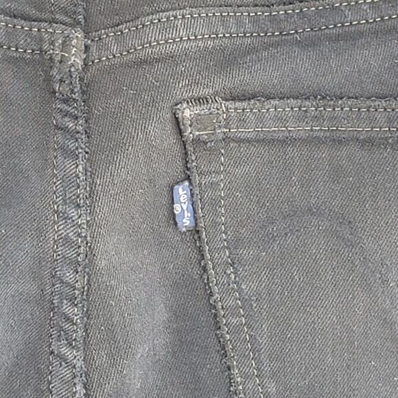 Levis made and crafted ruler straight black distressed denim - Picture 5 of 16